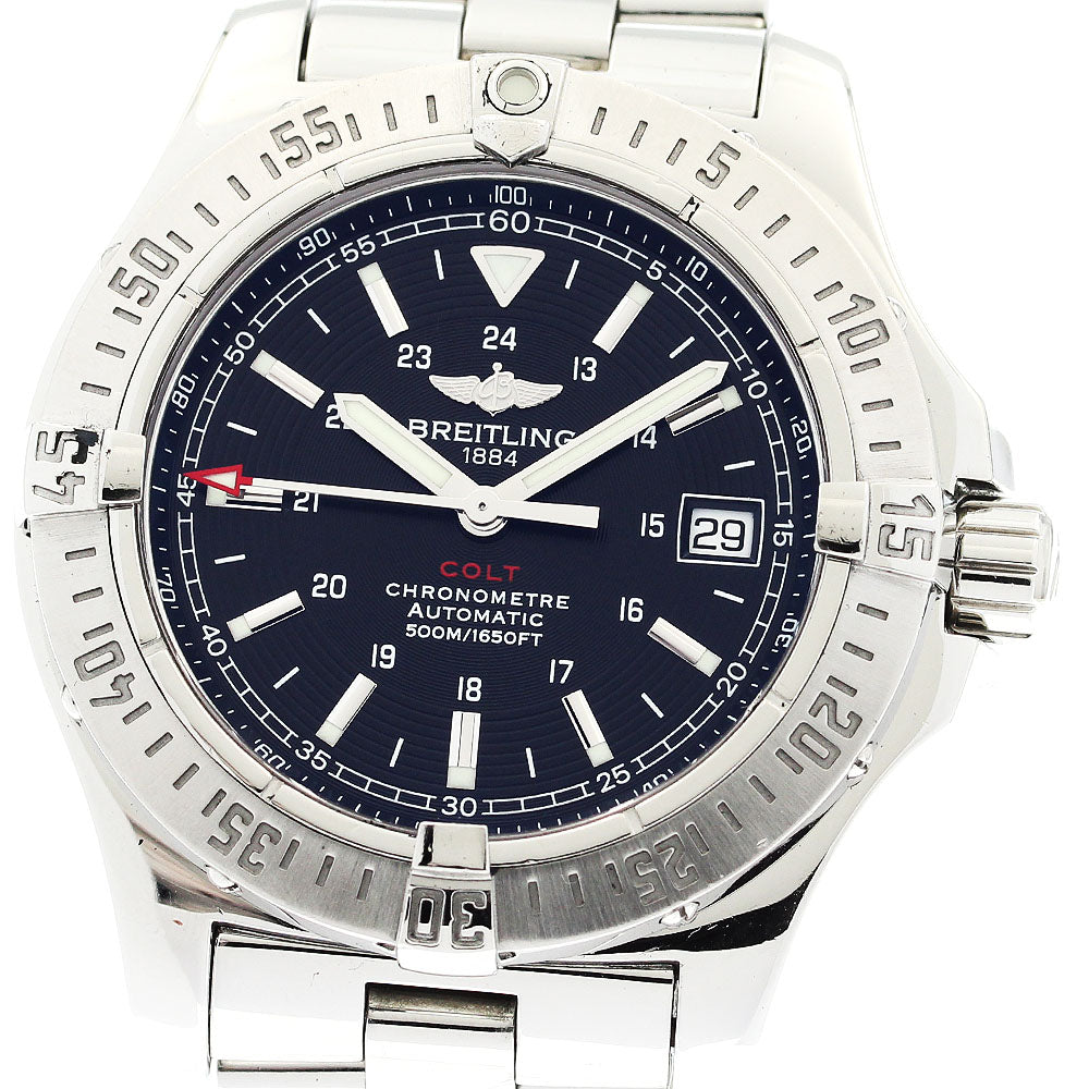 BREITLING Colt A17380 Date Black Dial Automatic Men's Watch_914039