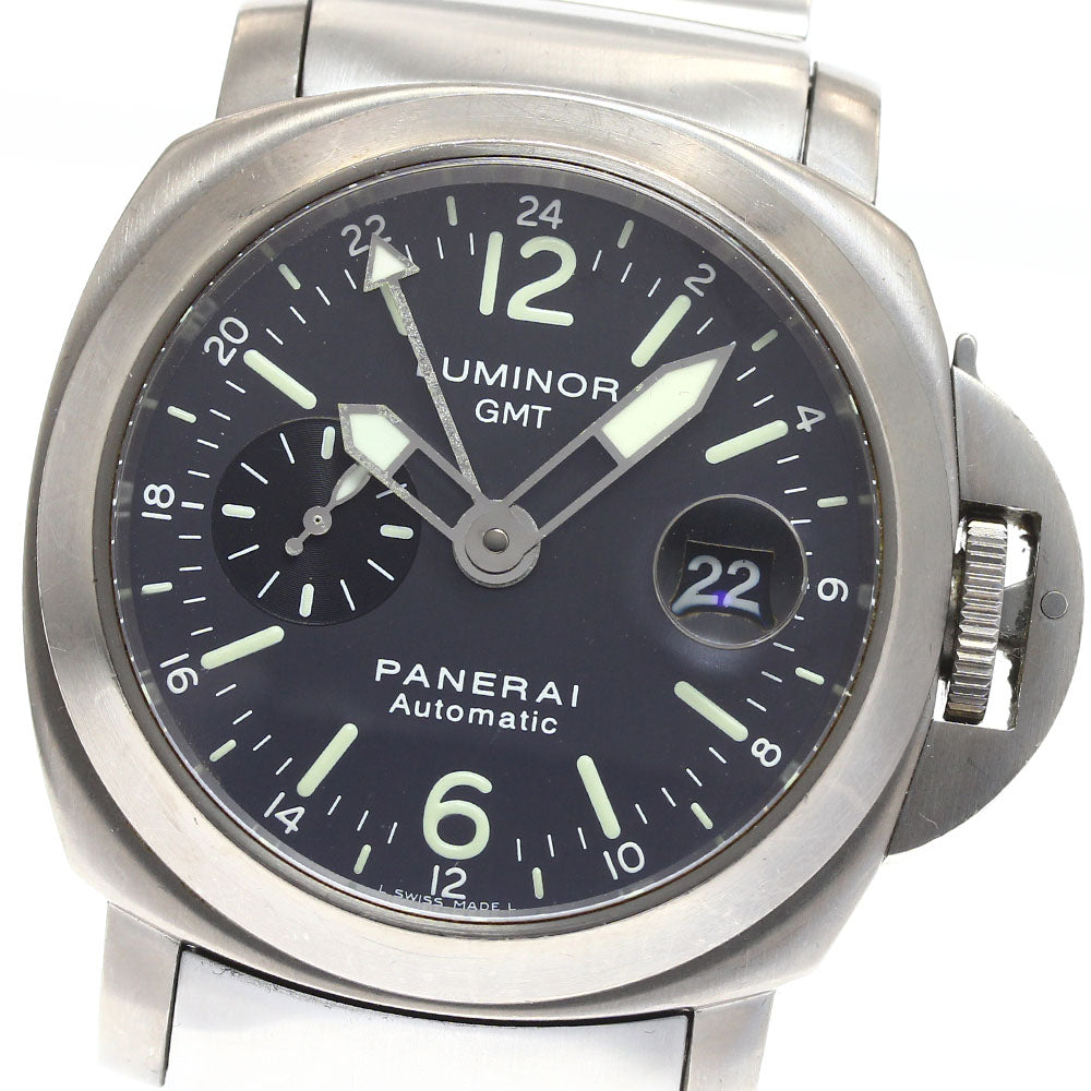 PANERAI Luminor GMT PAM00089 Date Small Second Automatic Men's Watch_914068
