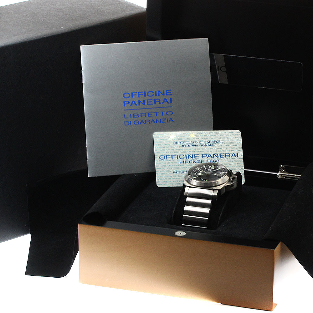 PANERAI Luminor GMT PAM00089 Date Small Second Automatic Men's Watch_914068