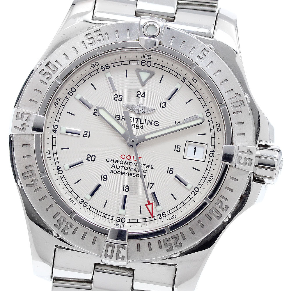 BREITLING Colt A17380 Date Silver Dial Automatic Men's Watch_914070