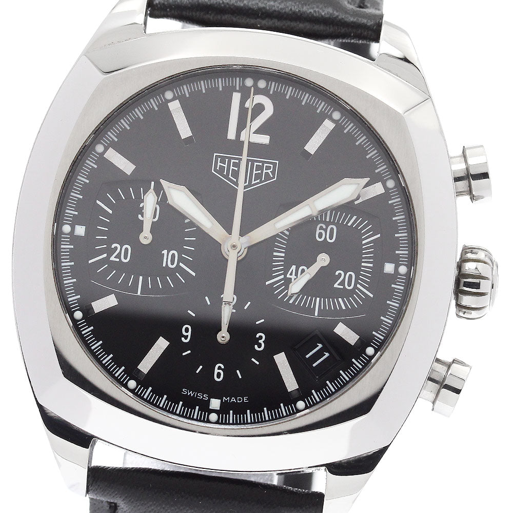 Heuer Monza CR2110 Date Chronograph black Dial Automatic Men's Watch_914075