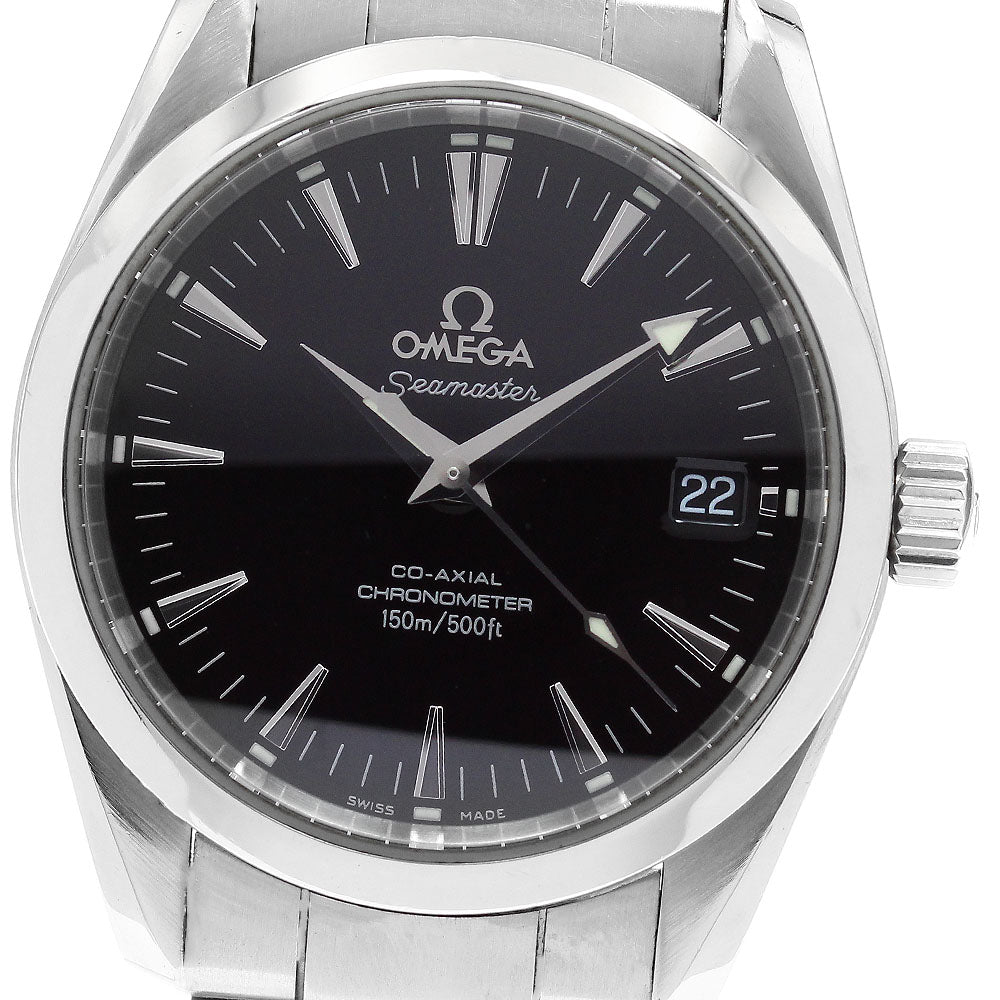 OMEGA Seamaster Aqua Terra 2504.50 Co-Axial Black Dial AT Boy's Watch_914107