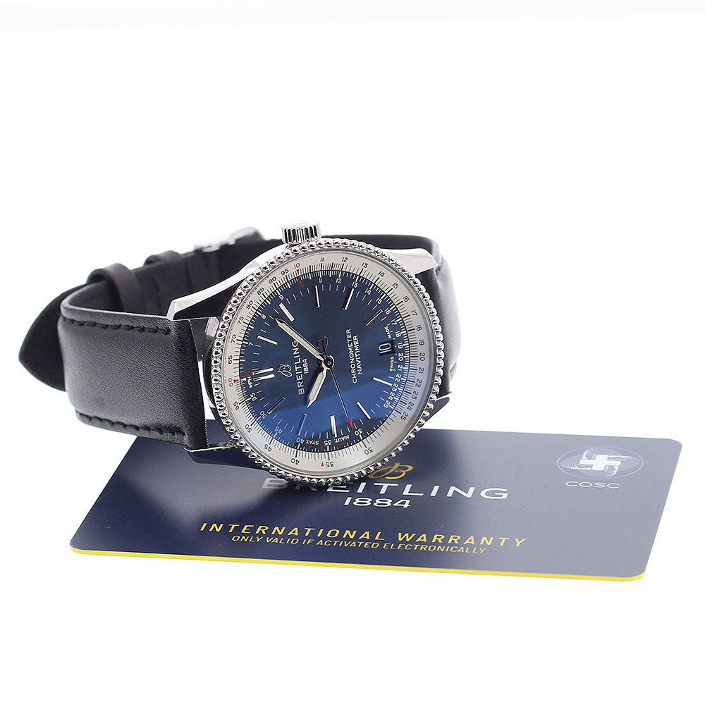 BREITLING Navitimer A17325 Date Navy Dial Automatic Men's Watch_914111