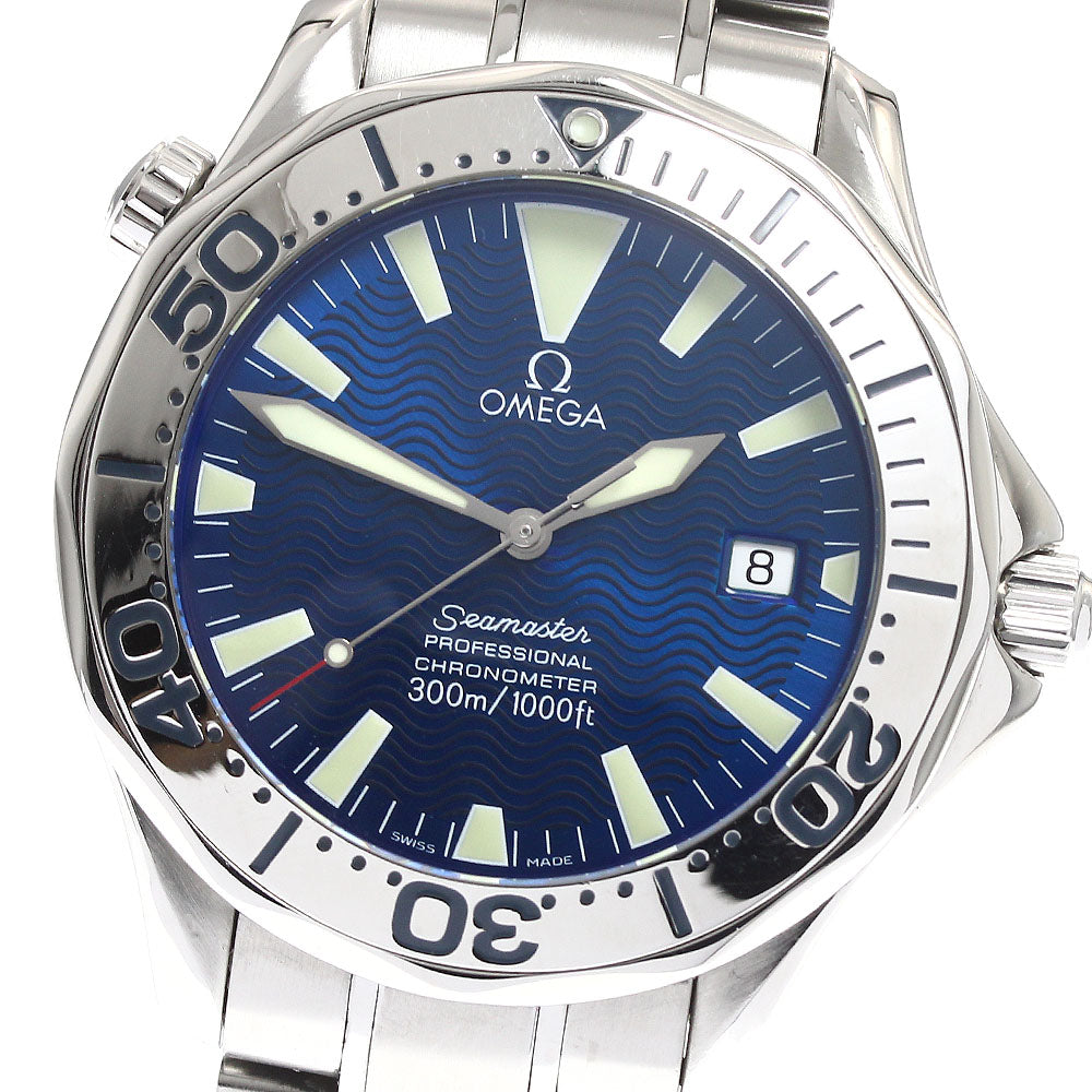 OMEGA Seamaster300 2255.80 Date blue Dial Automatic Men's Watch_914113