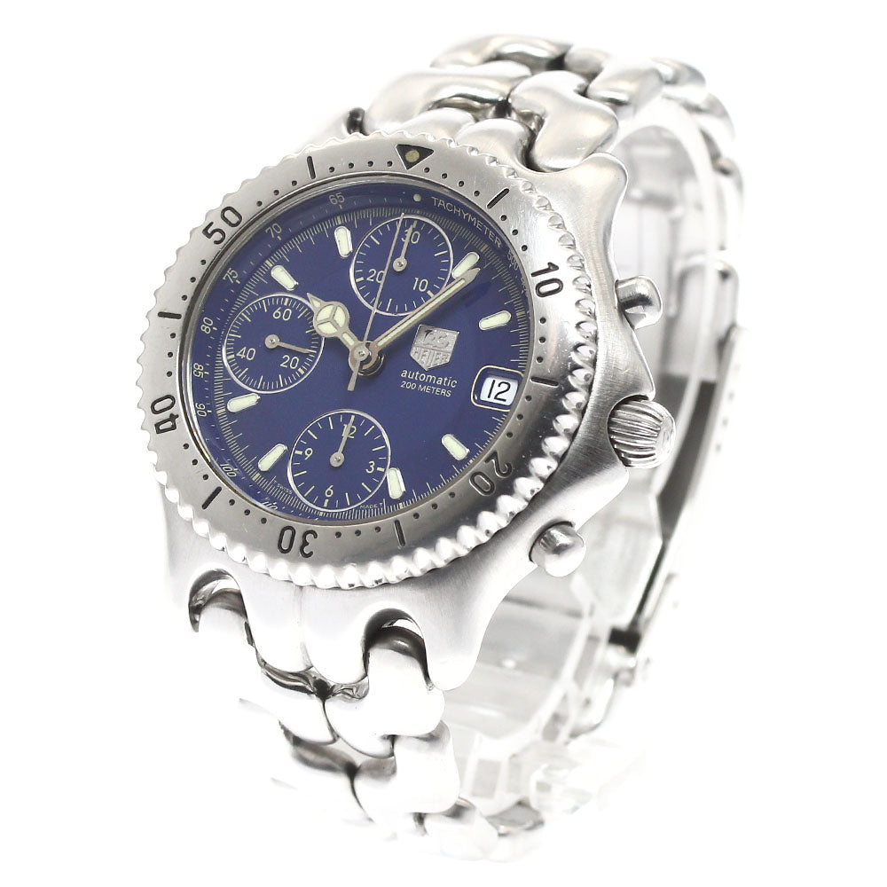 TAG HEUER S/el CG2111-R0 Chronograph Date Navy Dial Automatic Men's Watch_914166