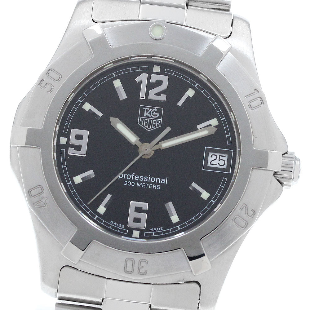 TAG HEUER 2000 Exclusive WN1110-0 Date black Dial Quartz Men's Watch_914170