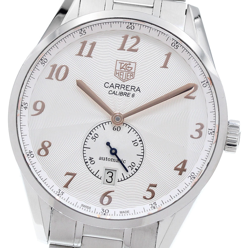 TAG HEUER Carrera Heritage WAS2112 Caliber 6 Silver Dial Automatic Men's_914176