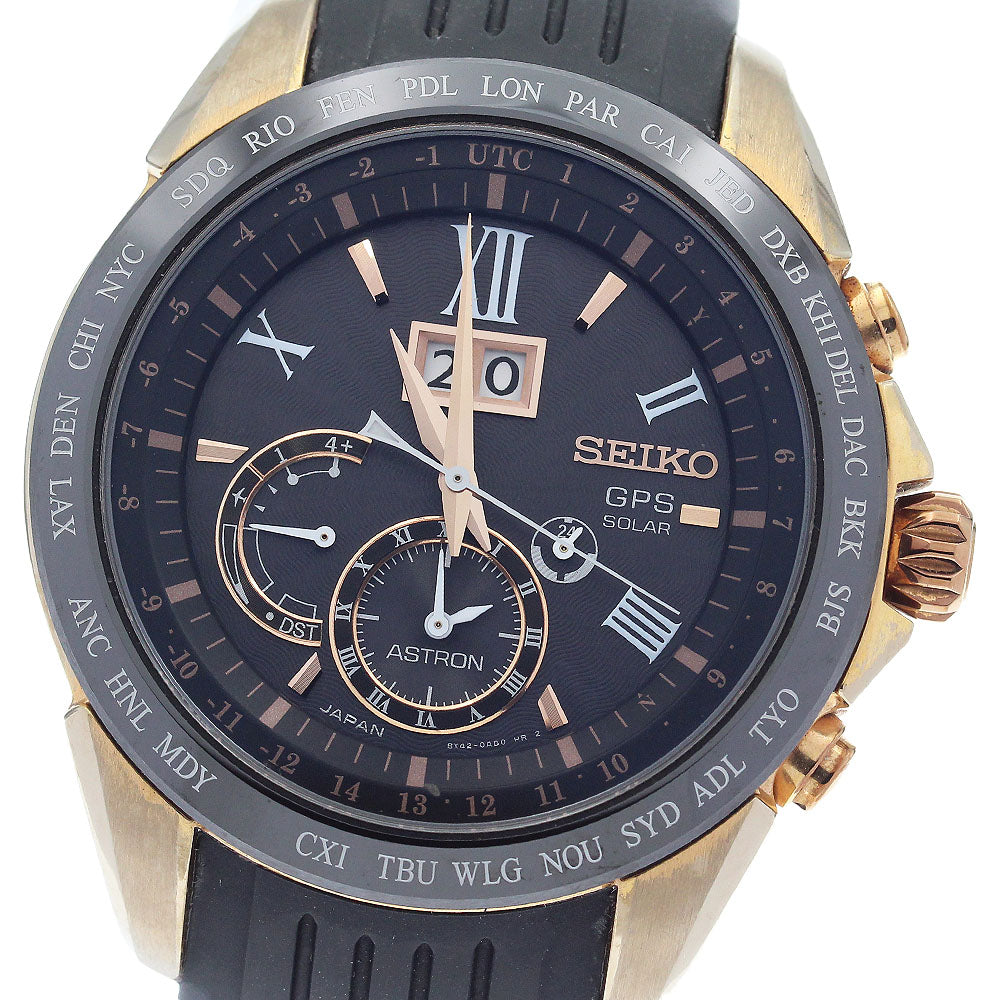 SEIKO Astron SBXB153/8X42-0AE0-3 GPS Solar Powered Radio Men's Watch_914180