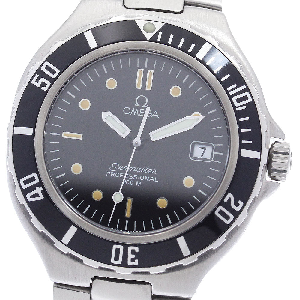 OMEGA Seamaster200 Date Black Dial Quartz Men's Watch_914187