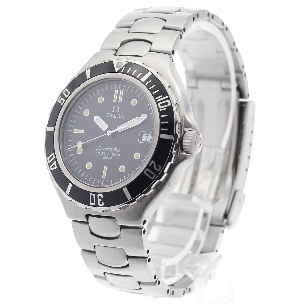 OMEGA Seamaster200 Date Black Dial Quartz Men's Watch_914187