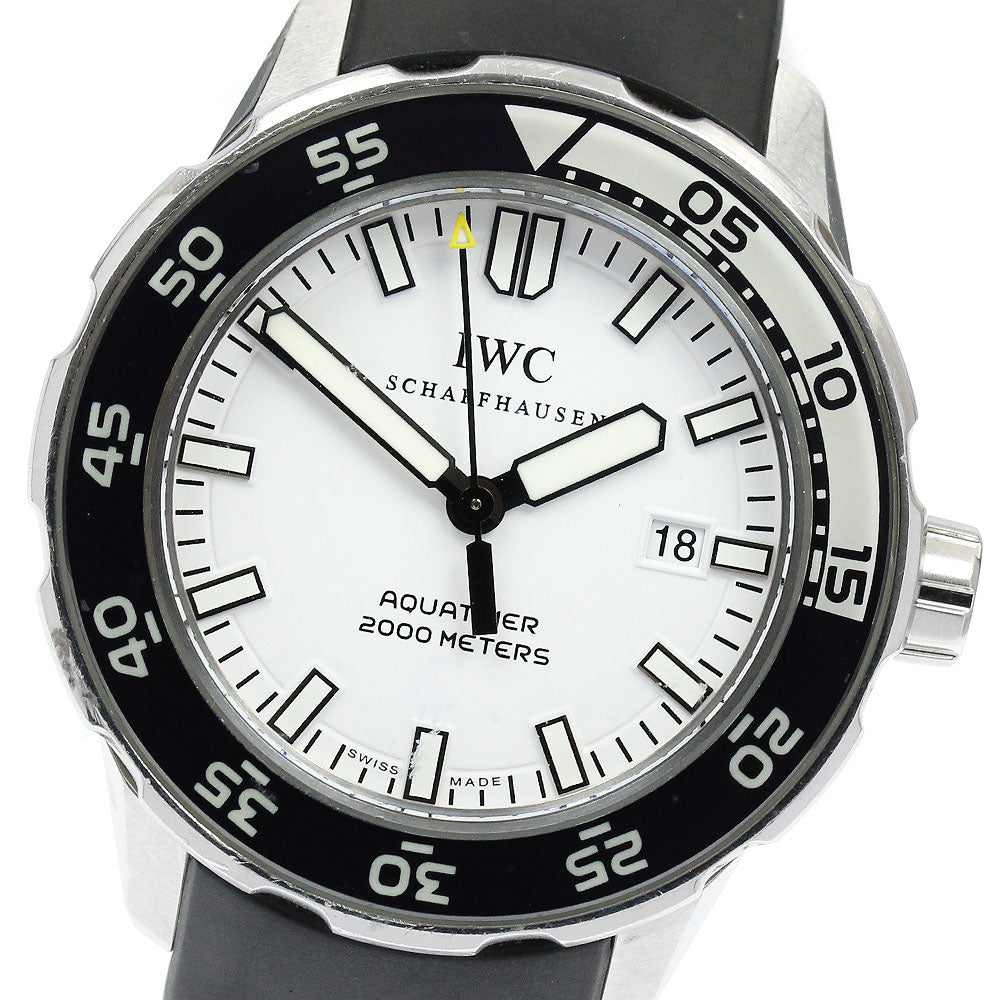 IWC SCHAFFHAUSEN Aqua timer IW356811 Date white Dial Automatic Men's Watch_914291