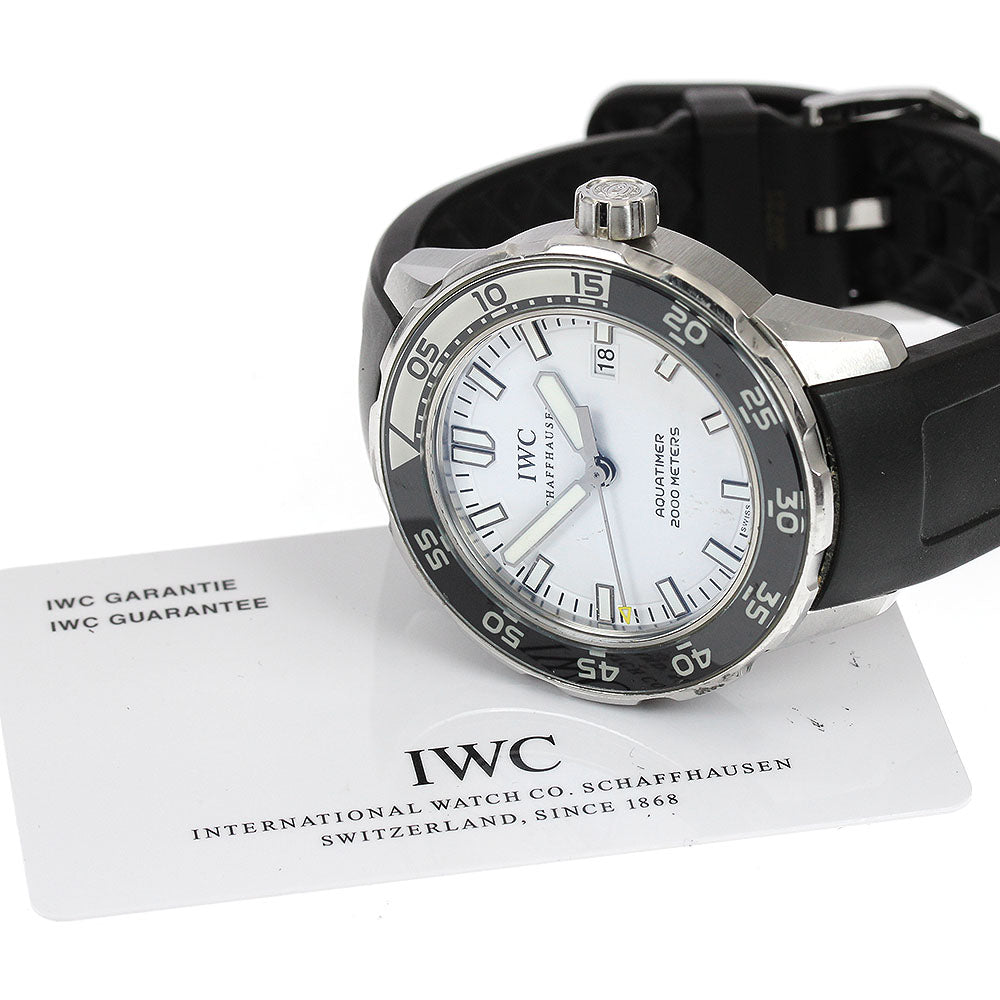 IWC SCHAFFHAUSEN Aqua timer IW356811 Date white Dial Automatic Men's Watch_914291