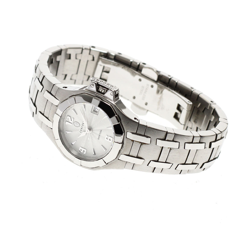 Concord Saratoga 14.36.1840 Date Silver Dial Quartz Ladies Watch_914295