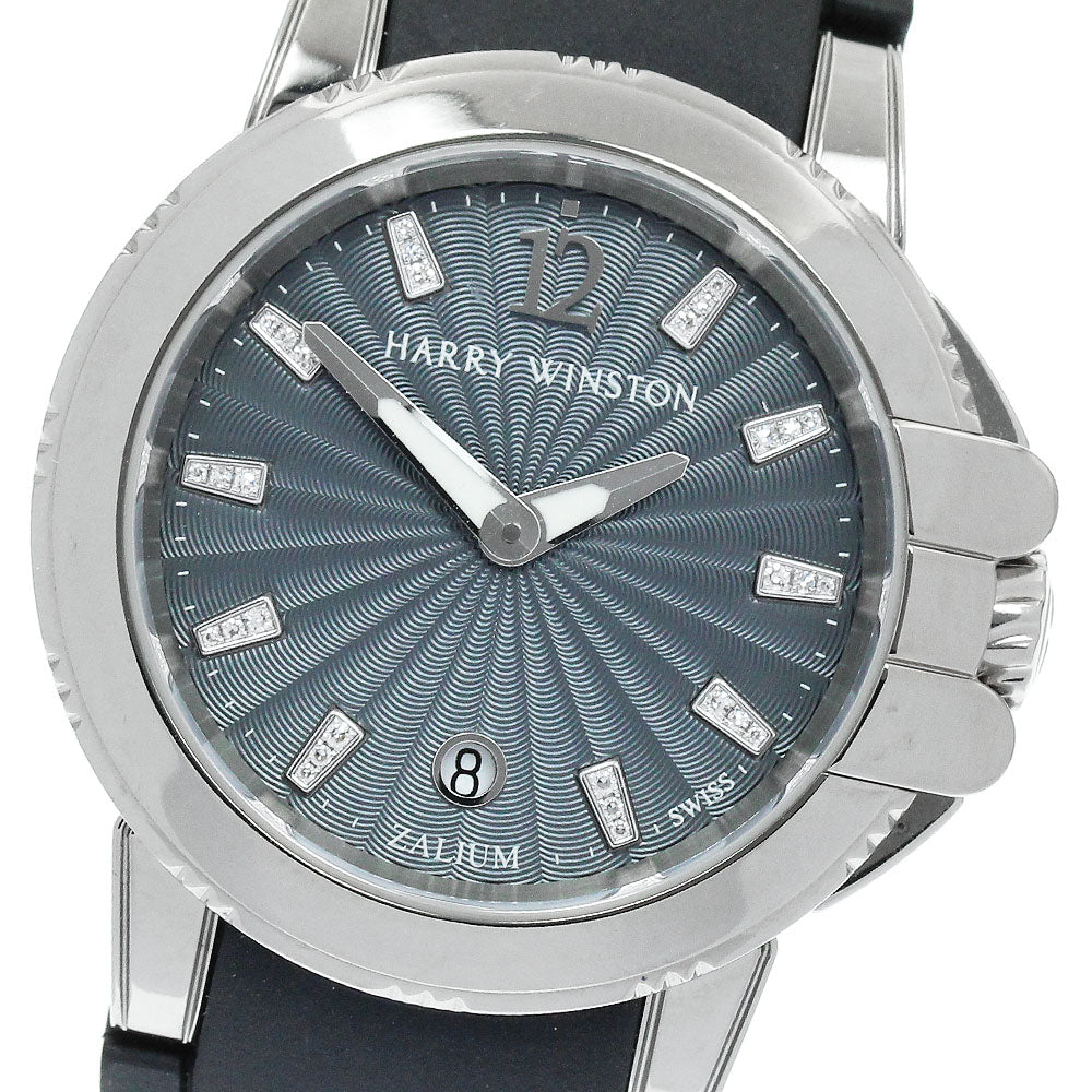 HARRY WINSTON ocean sports 411-LQ36Z Date gray Dial Quartz Ladies Watch_914298