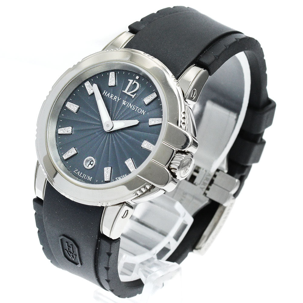 HARRY WINSTON ocean sports 411-LQ36Z Date gray Dial Quartz Ladies Watch_914298