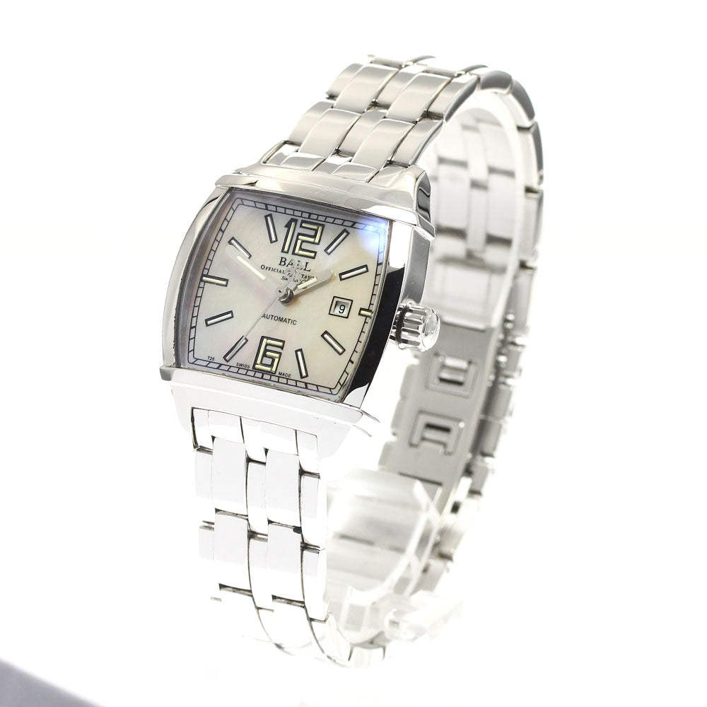 BALLWATCH conductor NL1068D Date White shell Dial Automatic Ladies Watch_914301