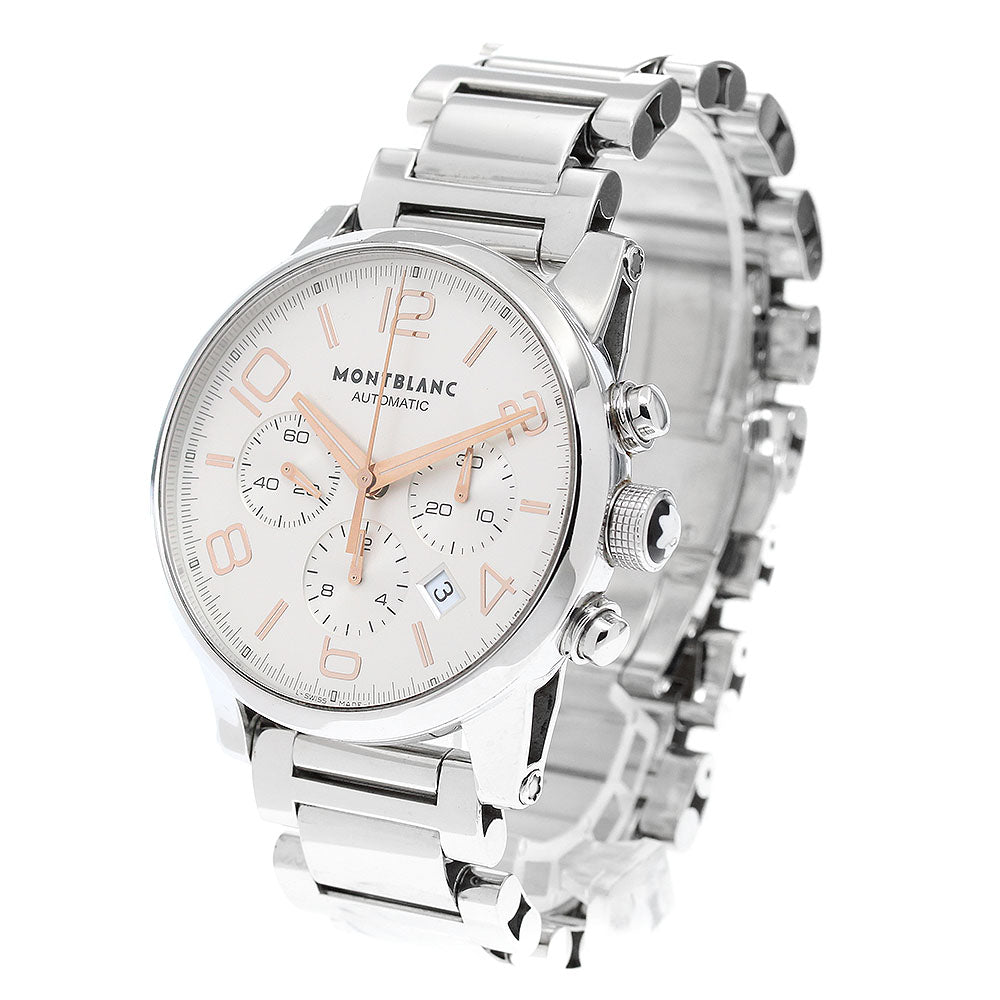 MONTBLANC Time walker 7141 Chronograph Date Silver Dial Auto Men's Watch_914305