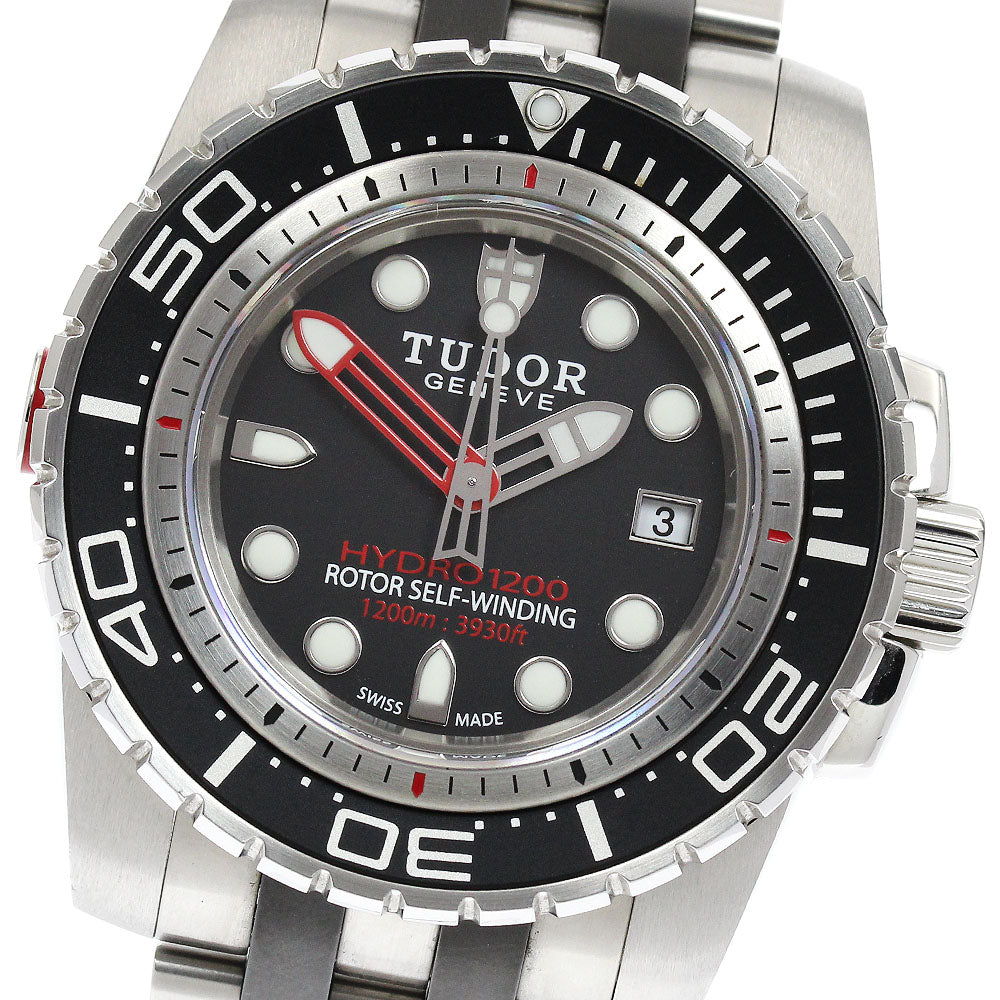 TUDOR Hydronaut 1200 25000 Date black Dial Automatic Men's Watch_914308