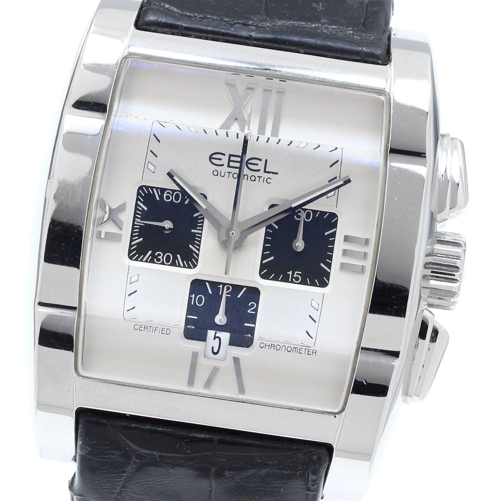 EBEL Tarawa E9137J40 Date Chronograph Silver / Black Dial Automatic Men's Watch_914317