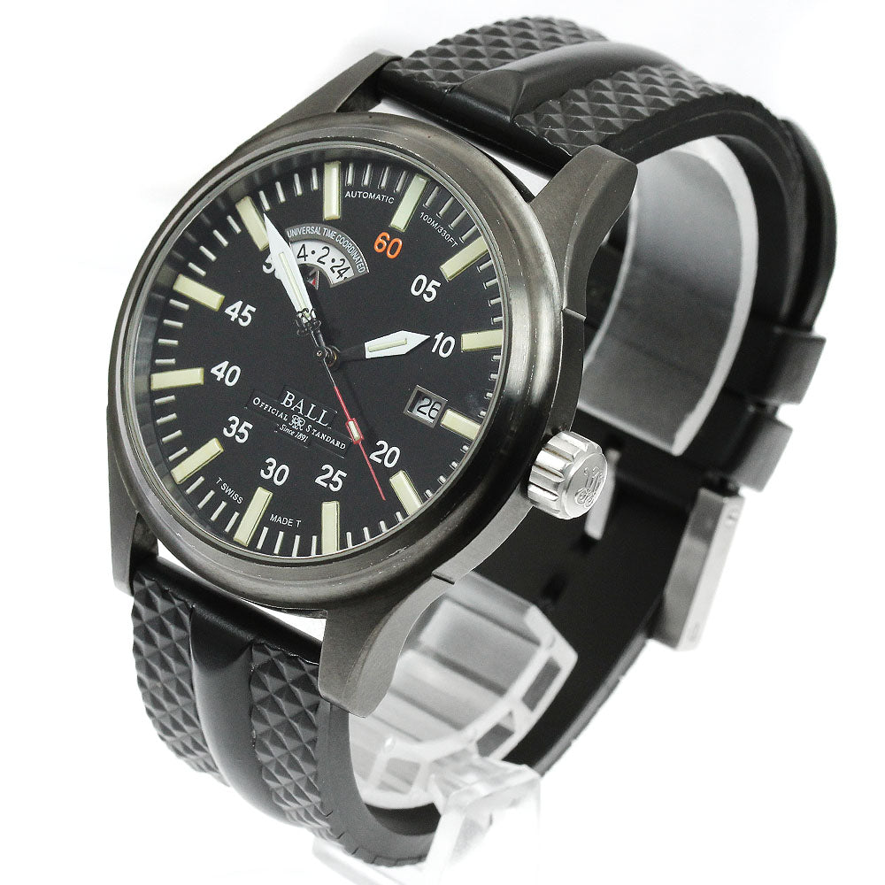 BALLWATCH Fireman Night Train NM1092C-L1B-BK Date Automatic Men's Watch_914338