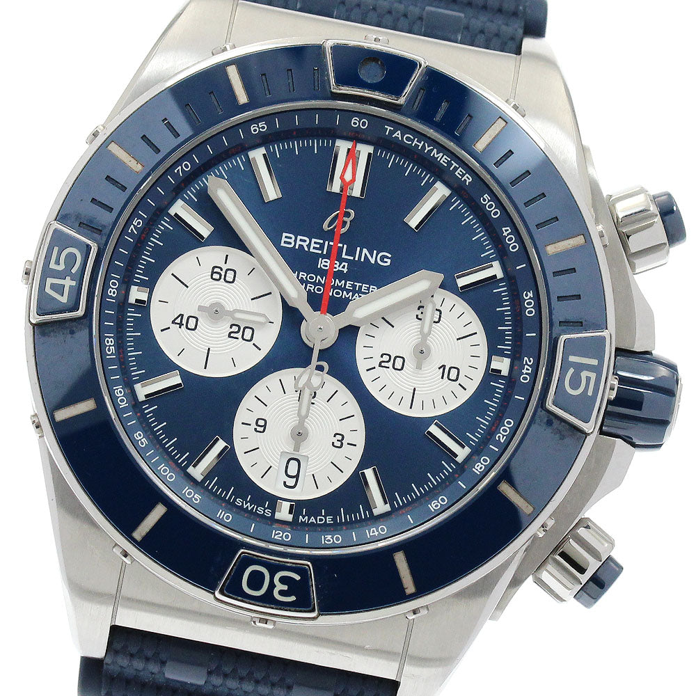 BREITLING Super Chronomat B01 44 AB0136 Navy Dial Automatic Men's Watch_914371