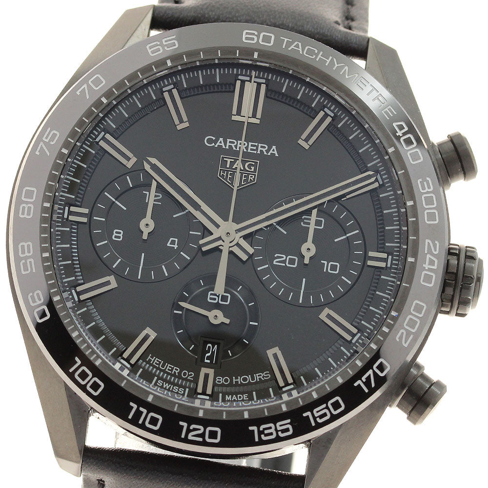 TAG HEUER Carrera Caliber Heuer 02 Japan Black Edition CBN2A1G AT Men's_914372