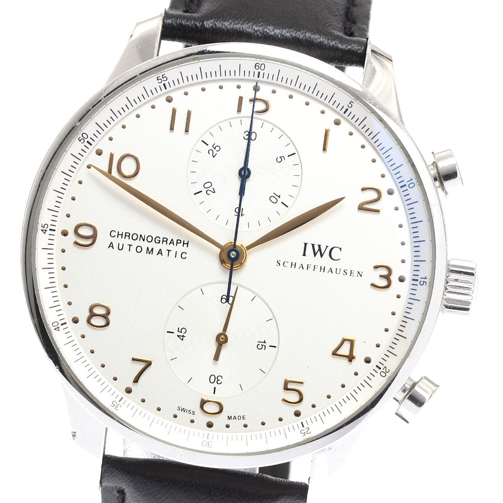 IWC SCHAFFHAUSEN Portugese IW371445 Silver Dial Automatic Men's Watch_914373