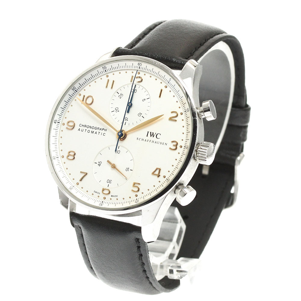 IWC SCHAFFHAUSEN Portugese IW371445 Silver Dial Automatic Men's Watch_914373