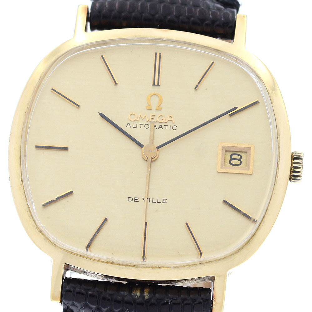 OMEGA De Ville 162.751/5321 Date Cal.1012 gold Dial Automatic Men's Watch_914405