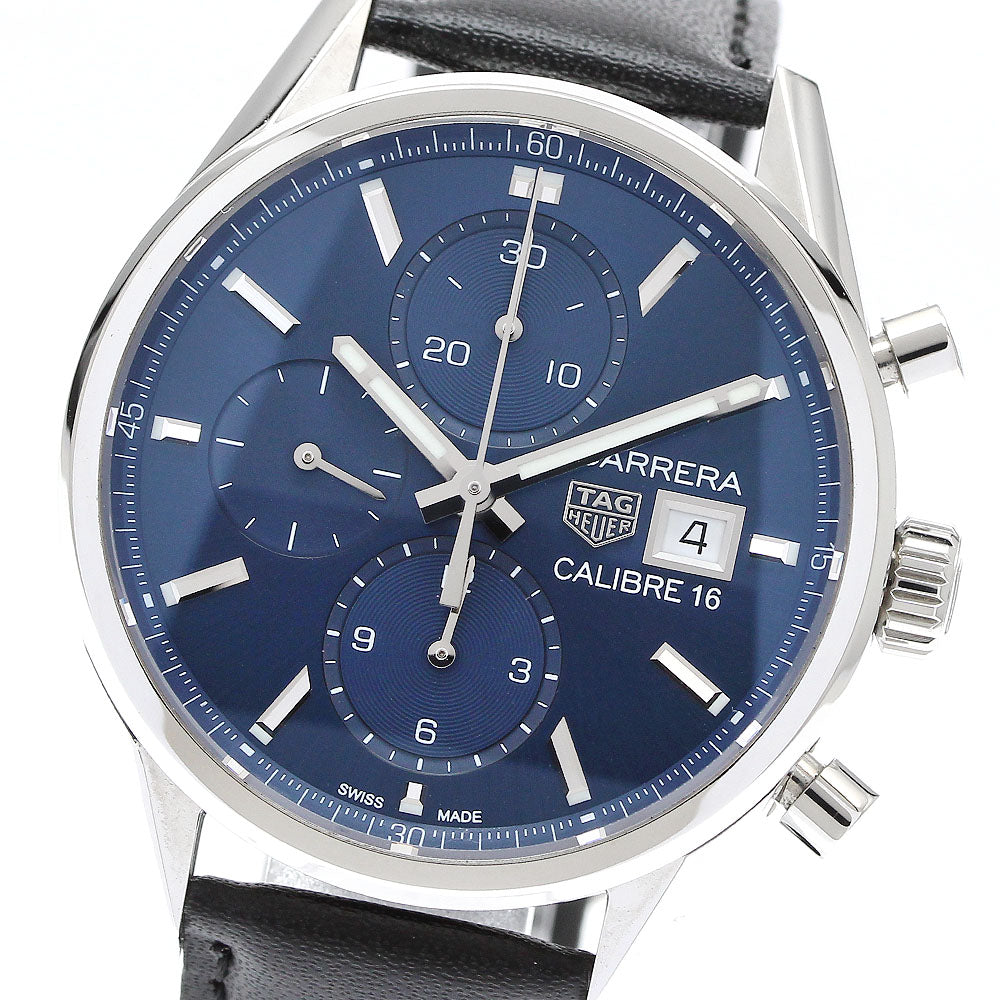 TAG HEUER Carrera Caliber 16 CBK2112.BA0715 Chronograph AT Men's Watch_914407
