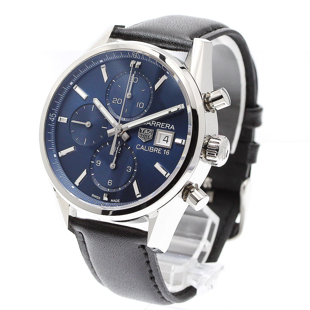 TAG HEUER Carrera Caliber 16 CBK2112.BA0715 Chronograph AT Men's Watch_914407