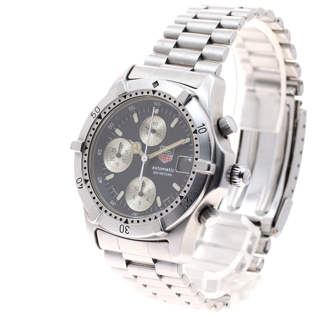 TAG HEUER 860.306 Chronograph Date Black / Silver Dial Automatic Men's_914409