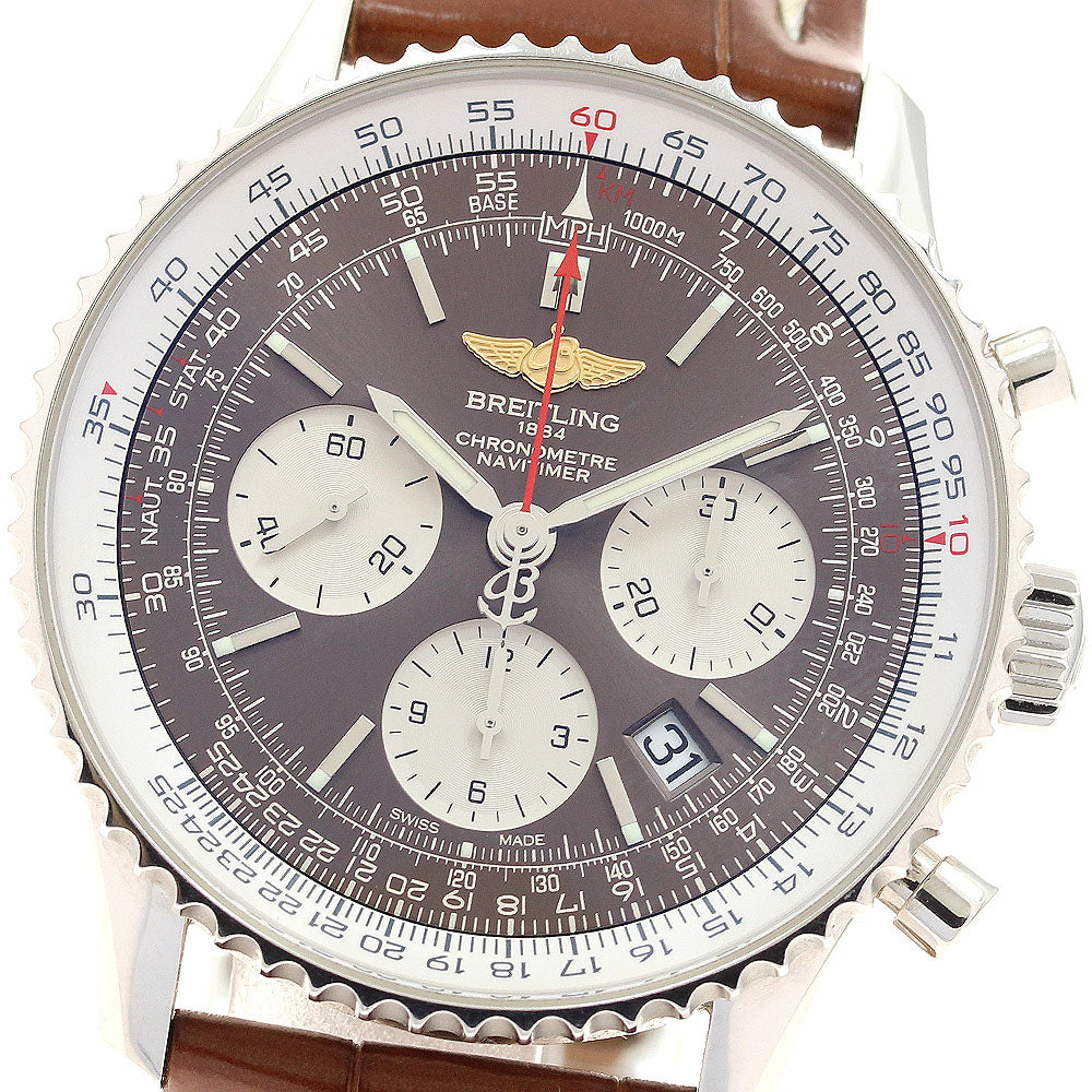 BREITLING Navitimer 01 AB0121 Chronograph limited to 1000 Brown Dial Automatic Men's Watch_914410