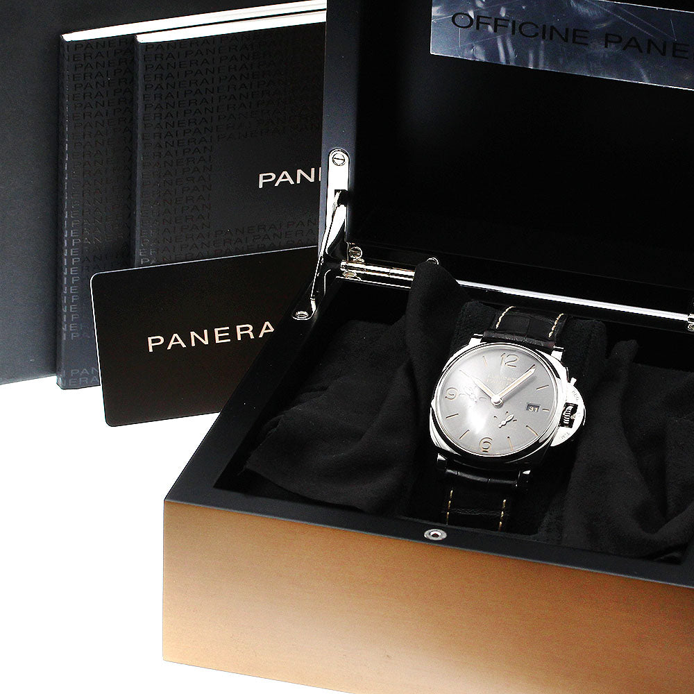 PANERAI Luminor Due GMT PAM00944 Power reserve gray Dial Automatic Men's Watch_914424