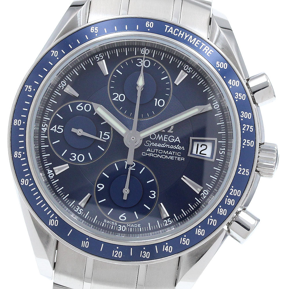 OMEGA Speedmaster 3212.80 Date Chronograph blue Dial Auto Men's Watch_914430