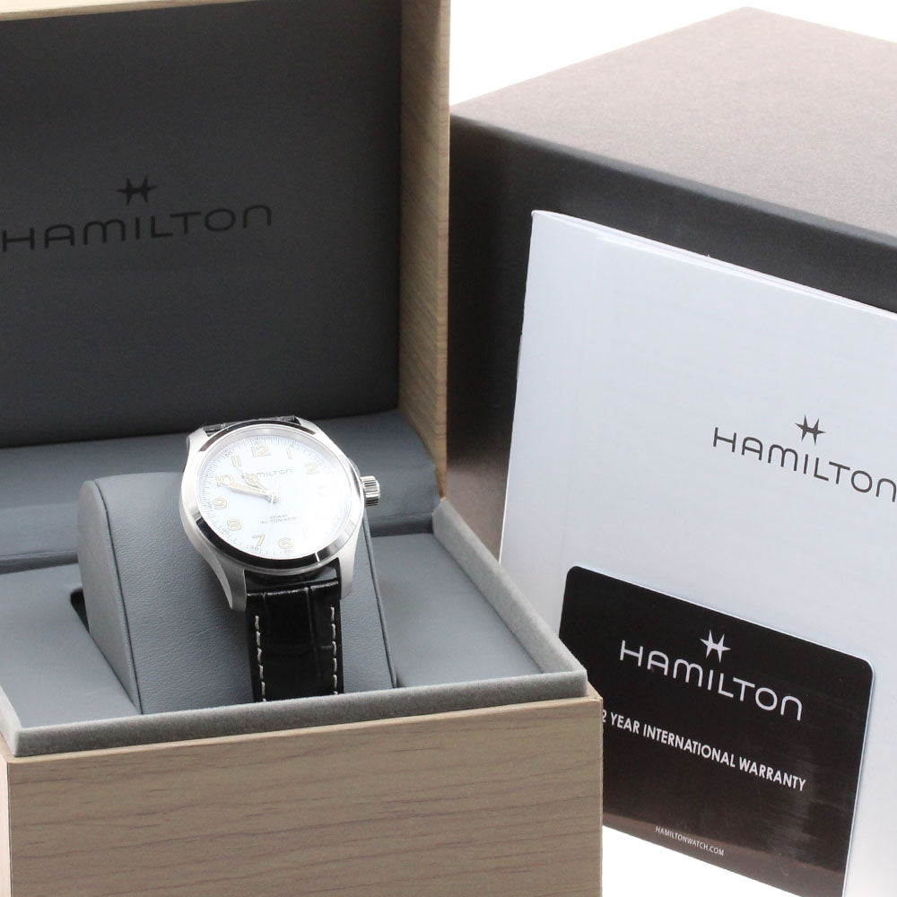 HAMILTON Khaki Field Murph H704050/H70405710 white Dial Automatic Men's Watch_914432