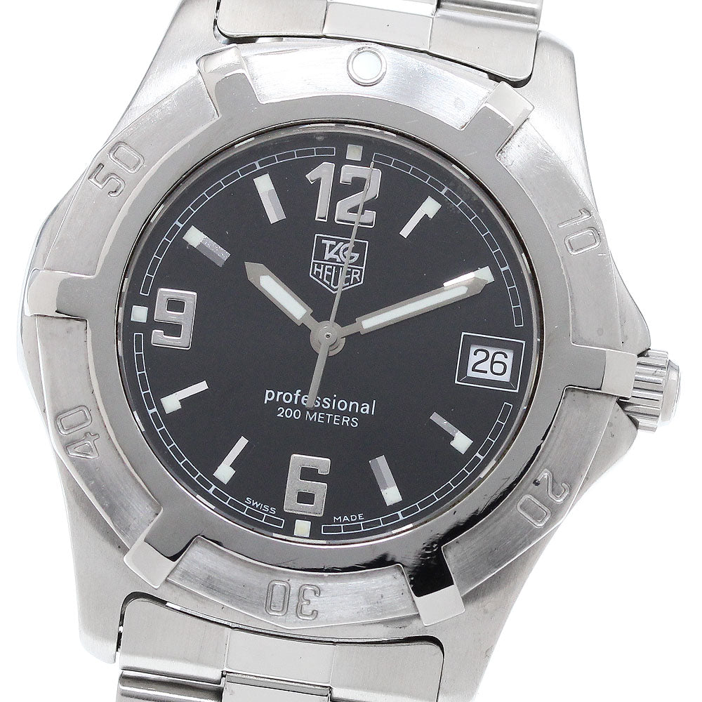 TAG HEUER 2000 Exclusive WN1110-0 Date black Dial Quartz Men's Watch_914450
