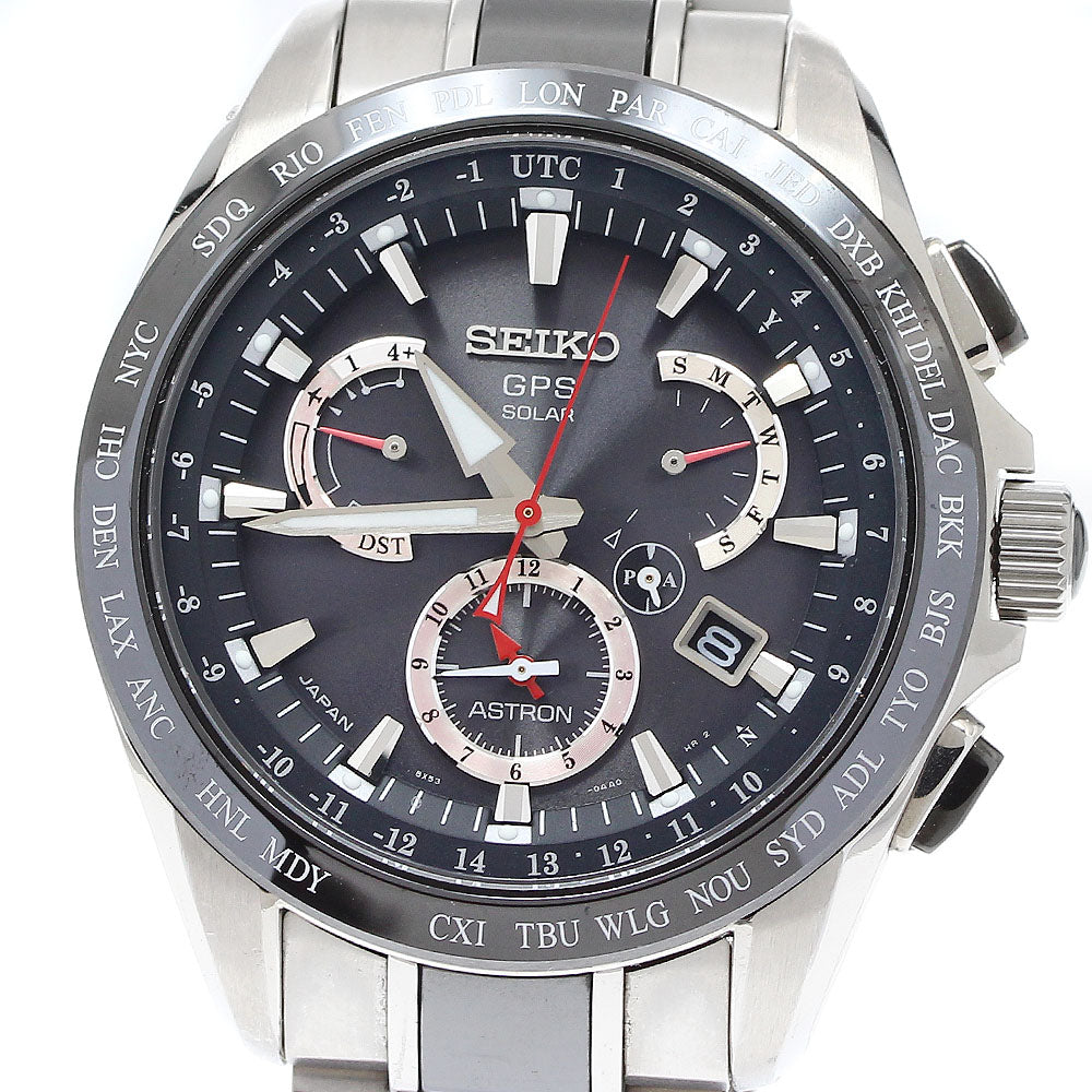 SEIKO Astron SBXB041/8X53-0AB0-2 Solar Powered Radio Men's Watch_914452