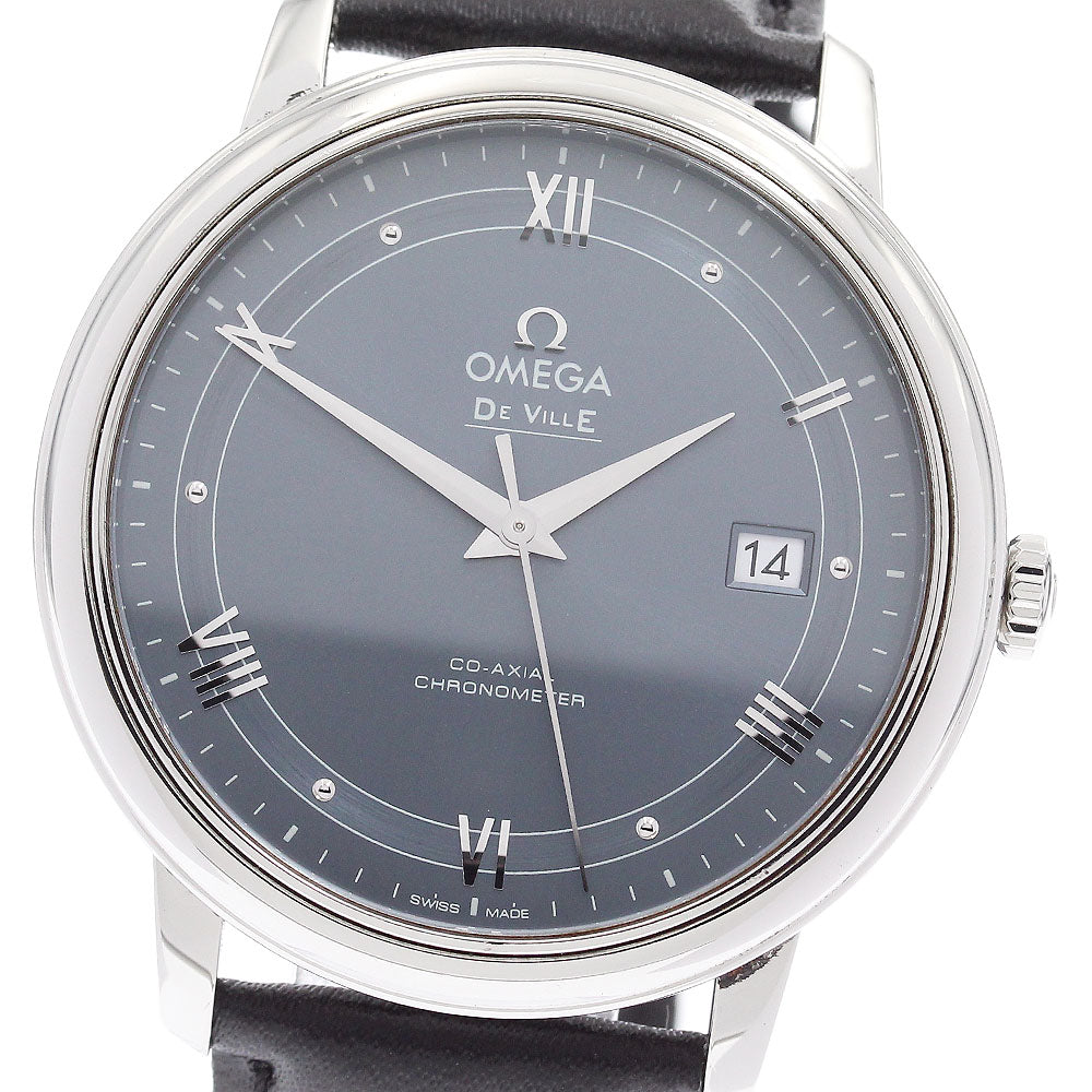 OMEGA De Ville Prestige 424.13.40.20.03.002 Navy Dial Automatic Men's_914453