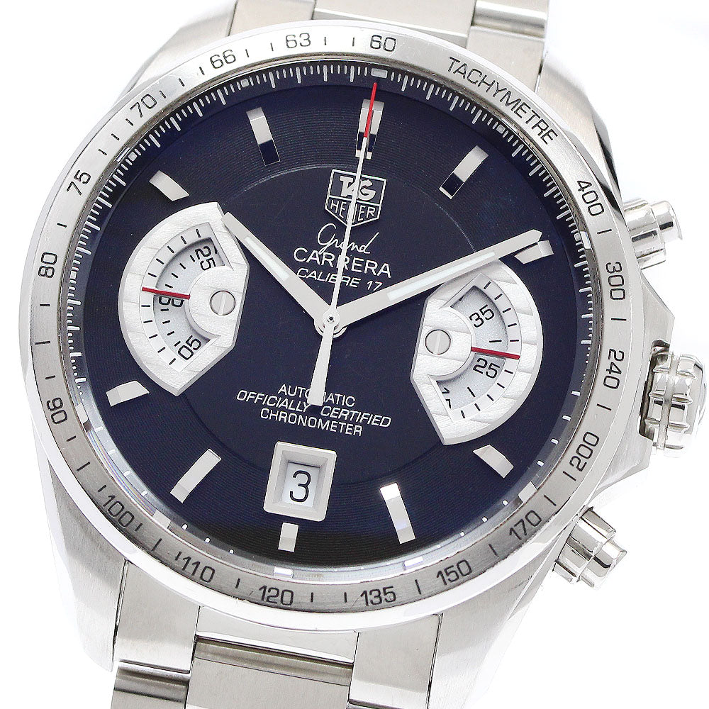 TAG HEUER Grand Carrera CAV511A Chronograph black Dial Men's Watch_914479