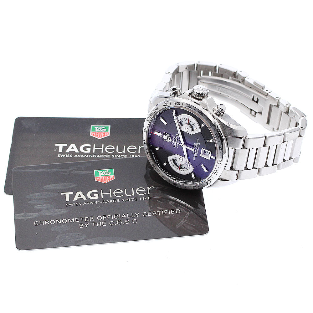 TAG HEUER Grand Carrera CAV511A Chronograph black Dial Men's Watch_914479