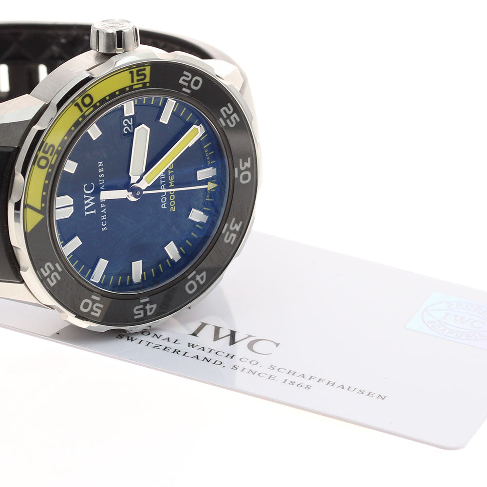 IWC SCHAFFHAUSEN Aqua timer 2000 IW356810 Date black Dial Automatic Men's Watch_914487