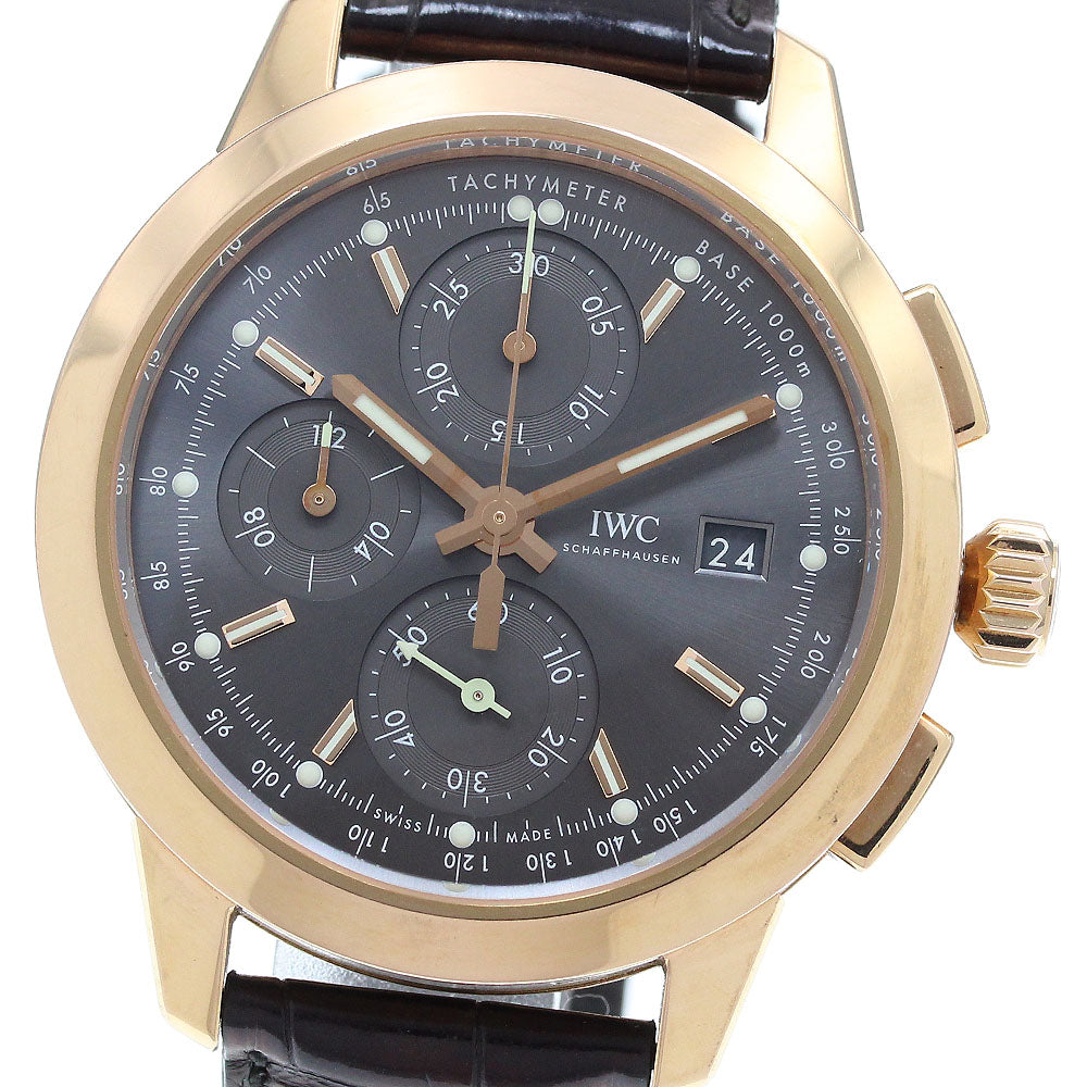 IWC SCHAFFHAUSEN Big ingenieur IW380803 K18PG Chronograph gray Dial Automatic Men's Watch_914494