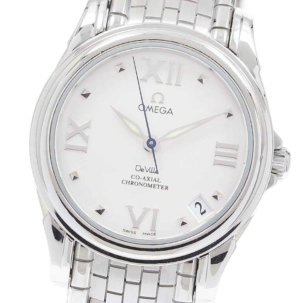 OMEGA De Ville Coaxial 4581.31 Date White Dial Automatic Ladies Watch_914509