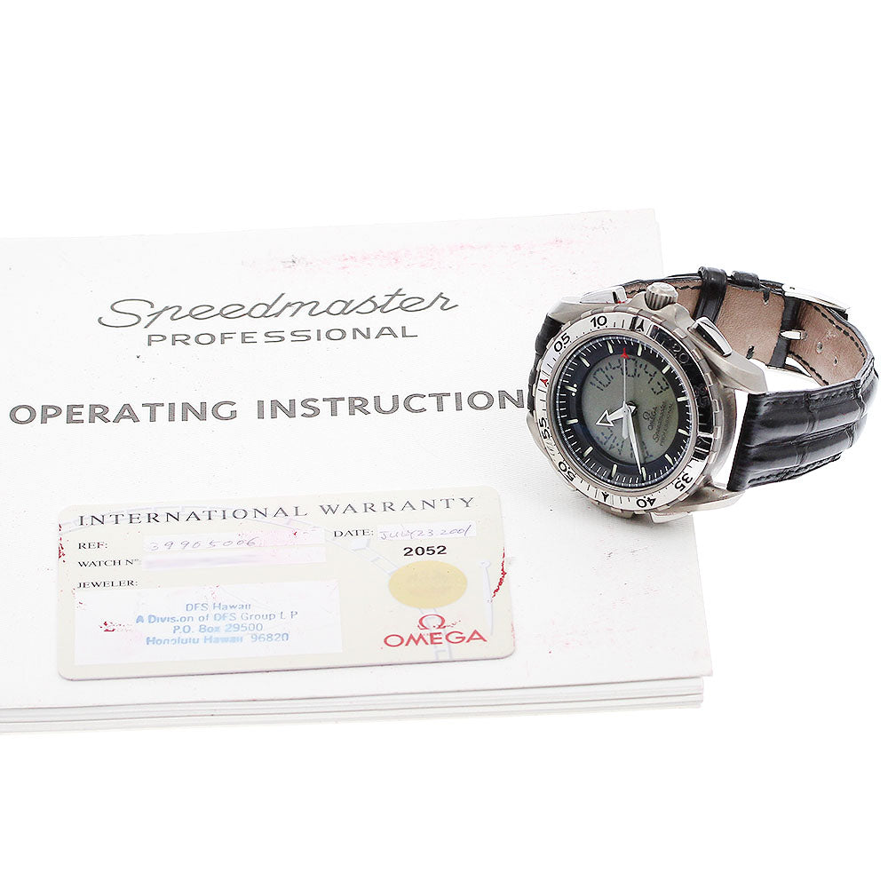 OMEGA Speedmaster 3990.50.06 Chronograph liquid crystal Dial Quartz Men's Watch_914512