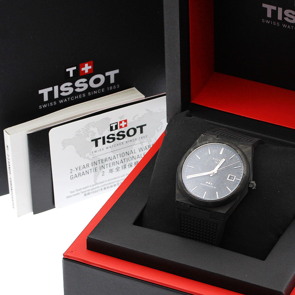 TISSOT PRX Powermatic 80 Carbon T137.907.97.201.00 Automatic Men's Watch_914515