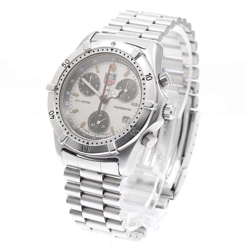 TAG HEUER professional CE1111 Chronograph Silver Dial Quartz Men's Watch_914518