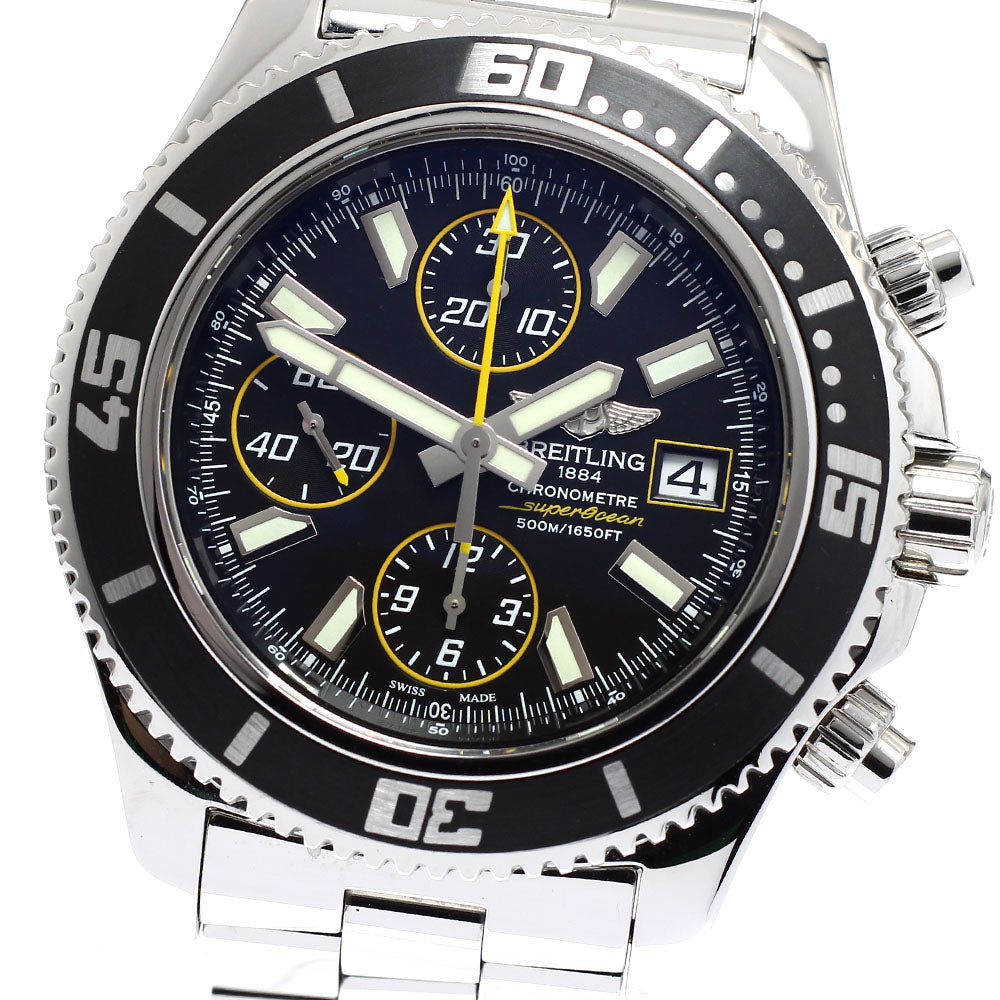 BREITLING Super Ocean A13341 Chronograph black Dial Automatic Men's Watch_914527