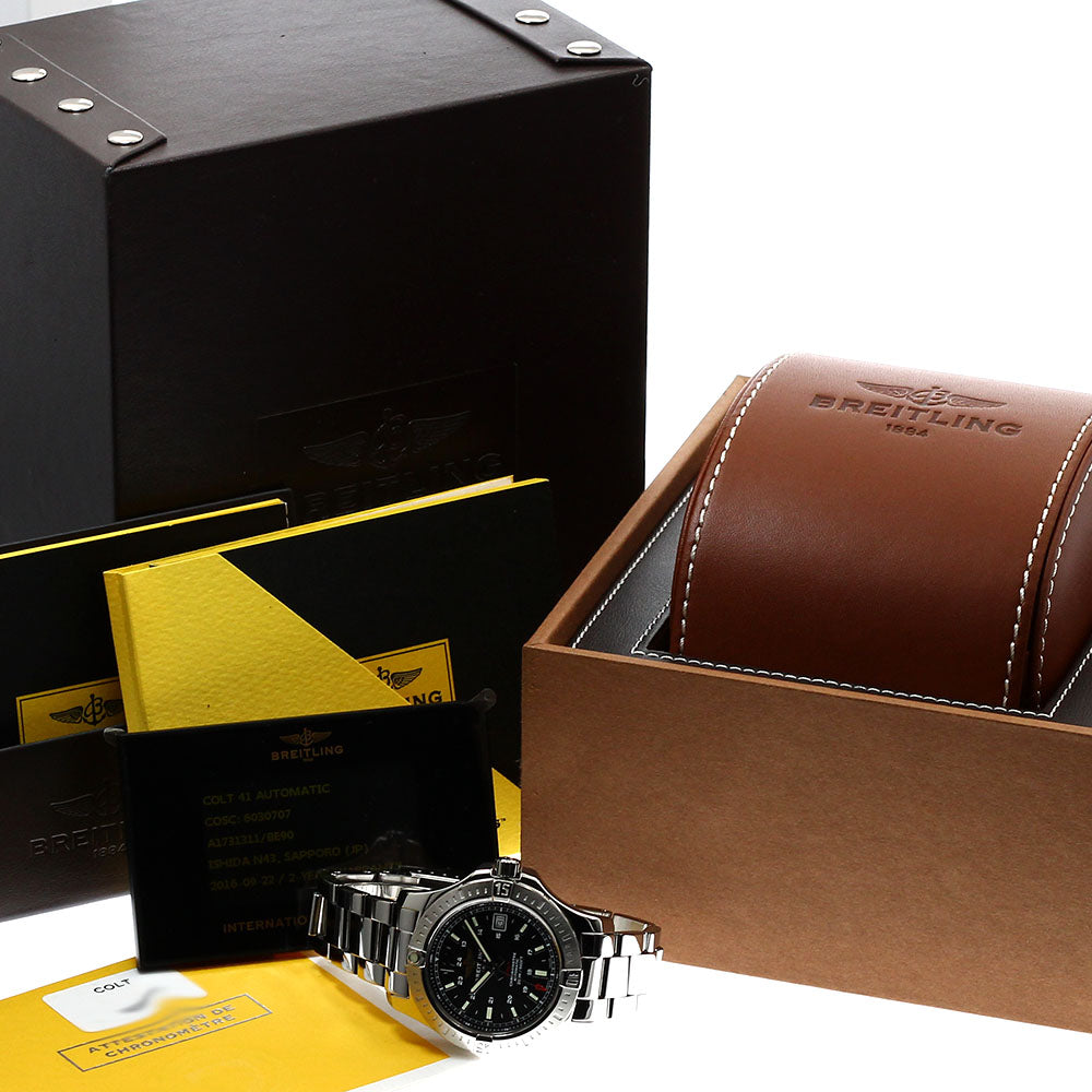 BREITLING Colt A1731311/BE90 Date chronometer Automatic Men's Watch_914531
