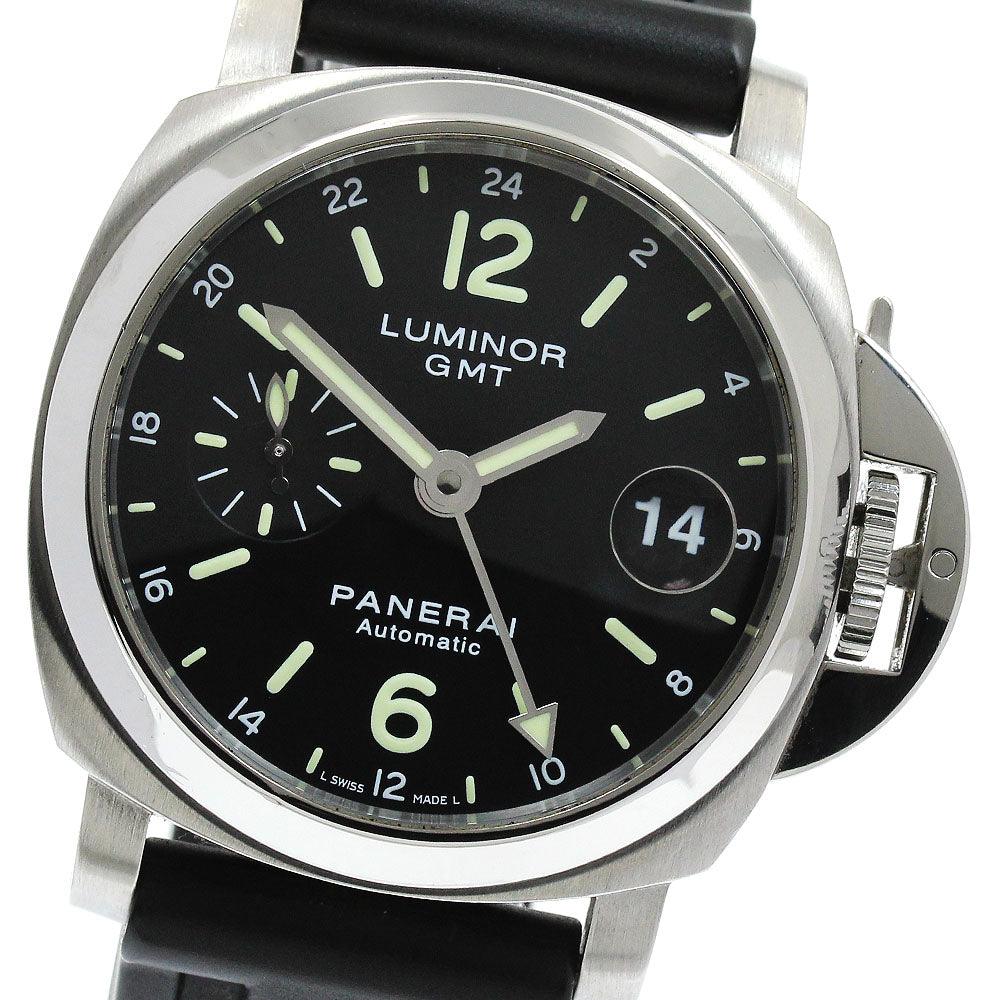 PANERAI Luminor PAM00244 GMT Date Black Dial Automatic Men's Watch_914532